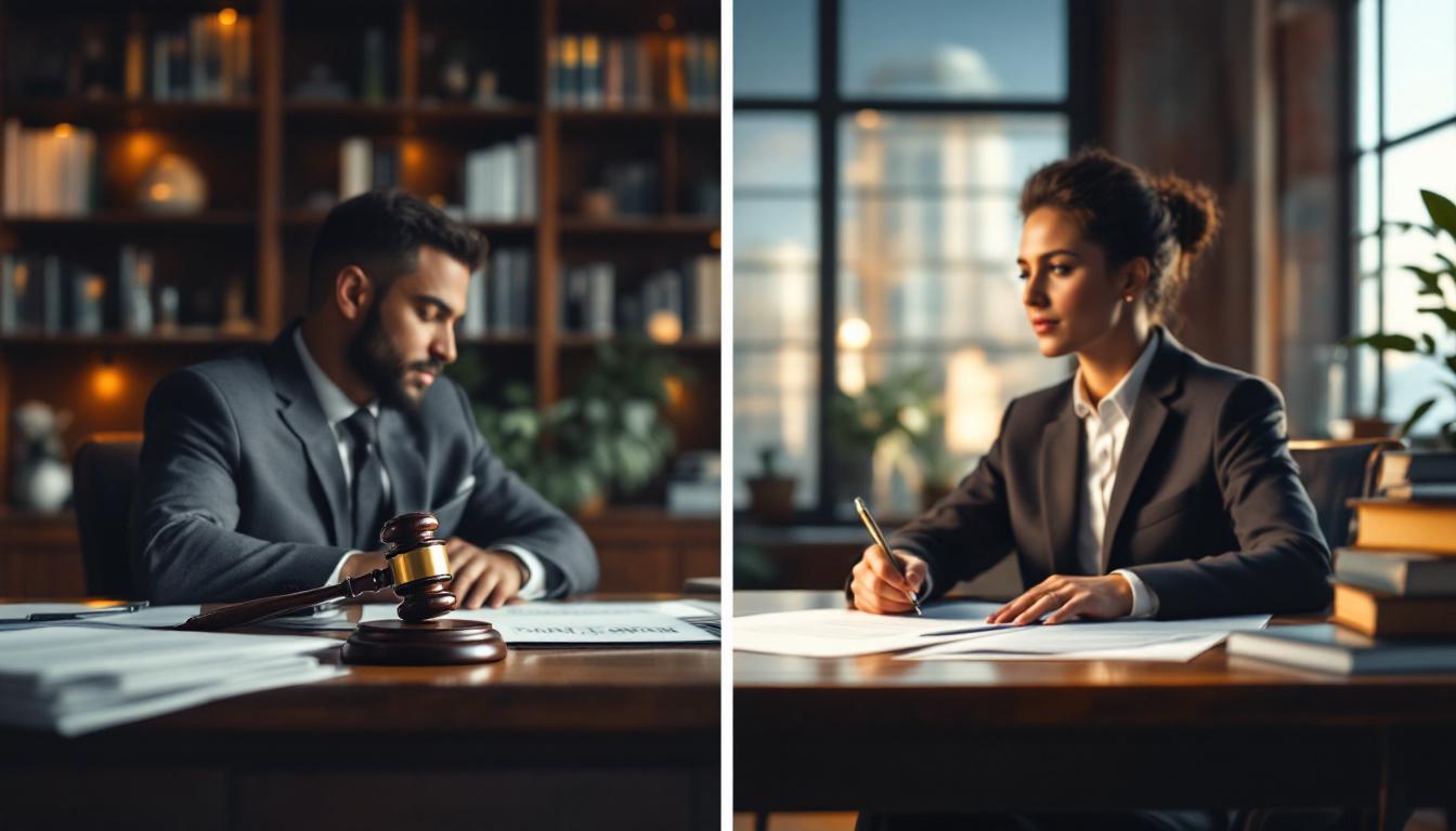 Quelle différence entre avocat pénal Lyon et avocat civil