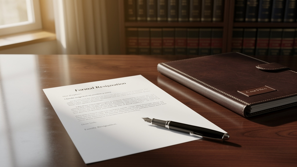 Les étapes d'une lettre de licenciement nounou réussie