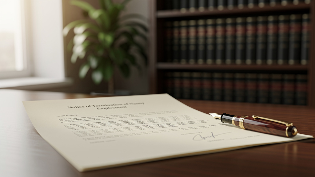 Licenciement nounou lettre : éléments à inclure absolument